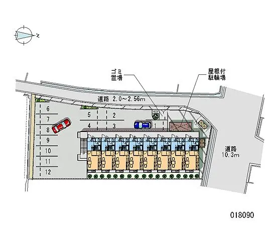 ★手数料０円★紀の川市西大井　月極駐車場（LP）